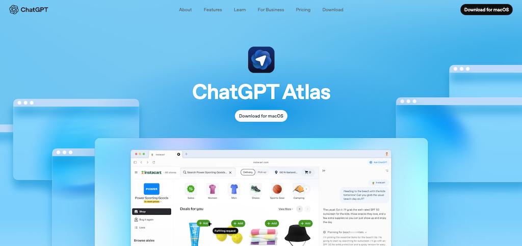 「AIアシスタント常駐型」ブラウザが新登場! ChatGPT Atlasを使ってみよう!!